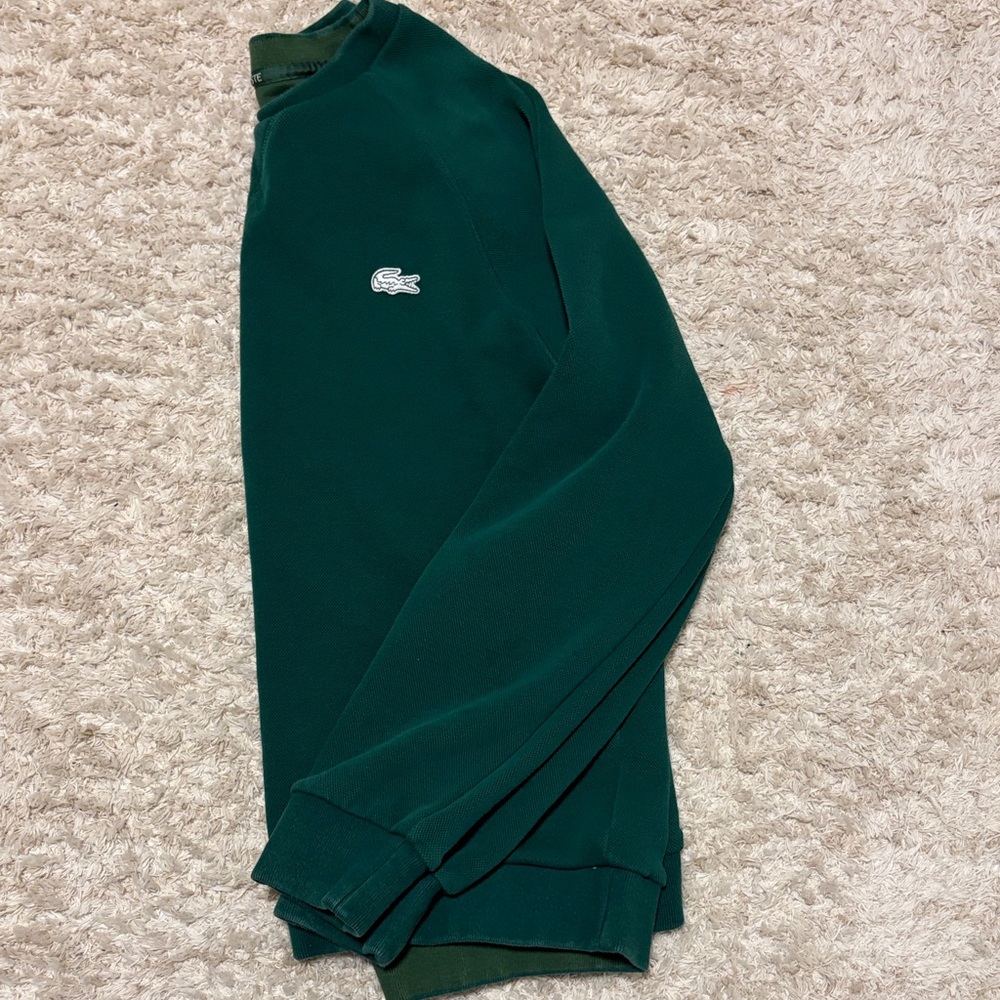 Lacoste Crew Neck Piqué Sweatshirt